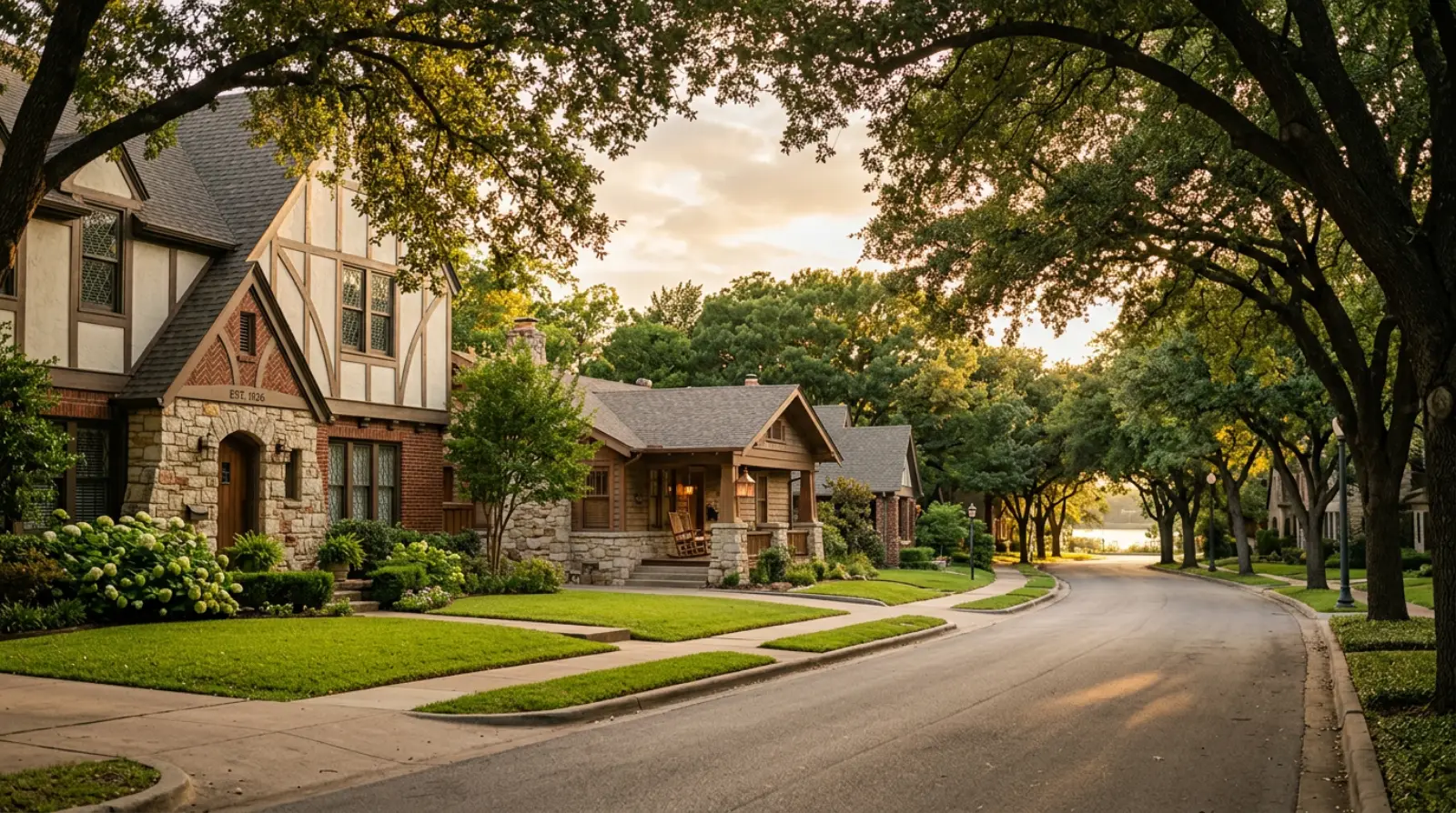 White Rock Lake Apartments street scene